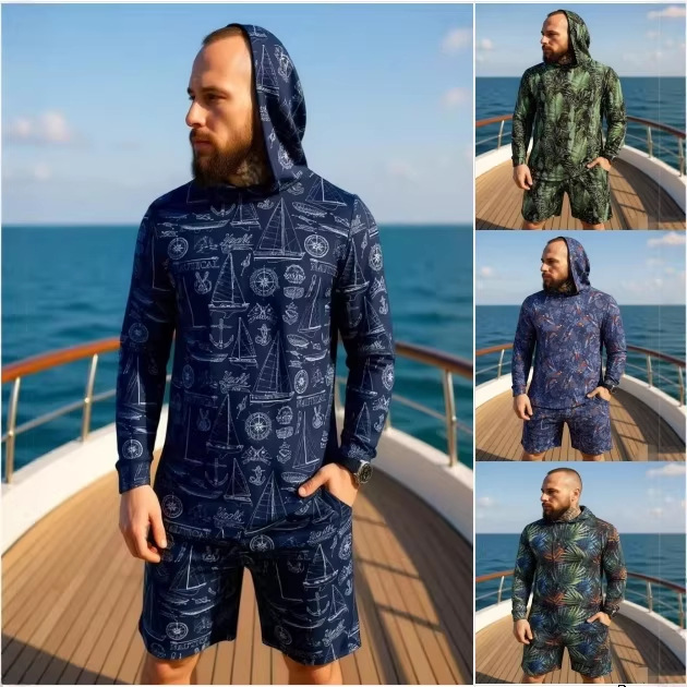 Streetwear Brand Shorts - 2026 New Camouflage Print Unisex Hooded