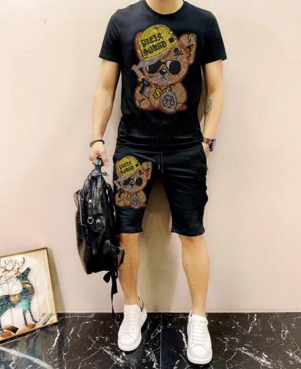 Anime Hot Drill Men's Hip Hop  - Streetwear Brand Tracksuit avaliação e preço