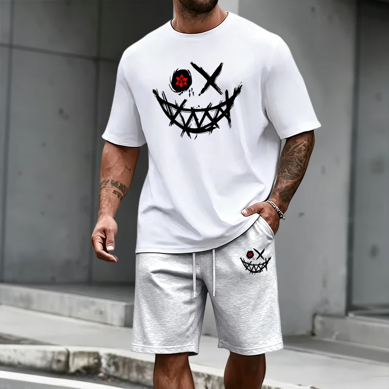 2026 Summer Men's Set T-shirt& - Streetwear Brand Shorts avaliação e preço
