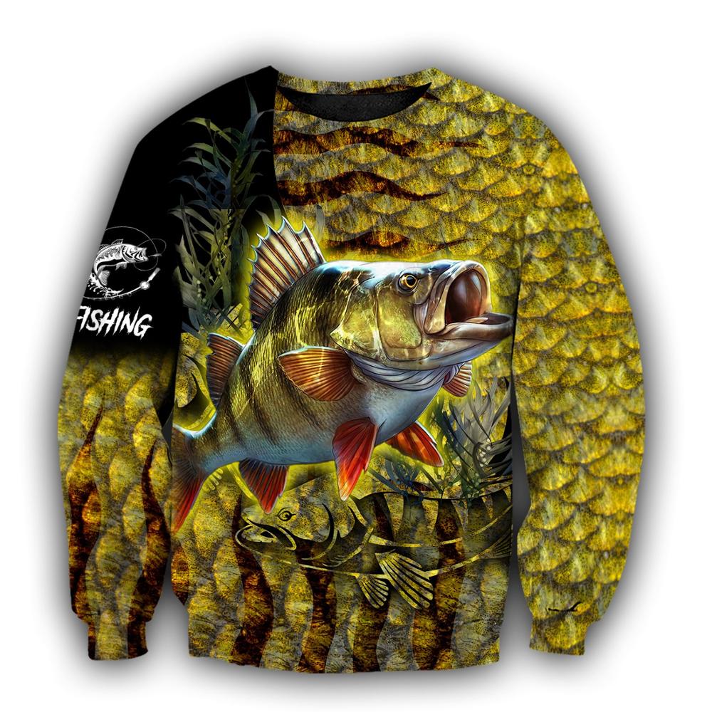 Brand Hoodie Yellow Perch Fish - Streetwear Brand Tracksuit avaliação e preço