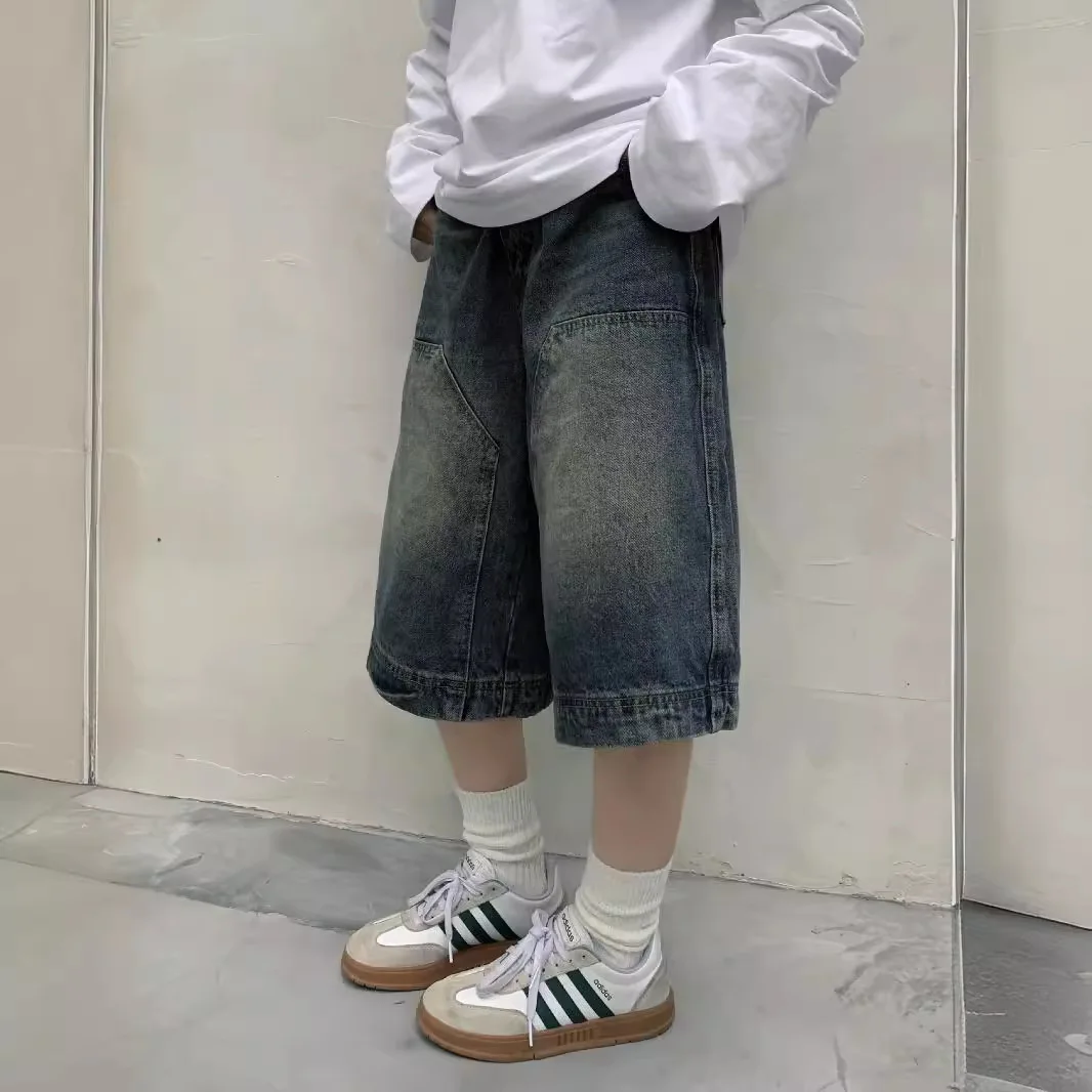 Women Y2K Vintage Baggy Jean S - Streetwear Brand Shorts avaliação e preço