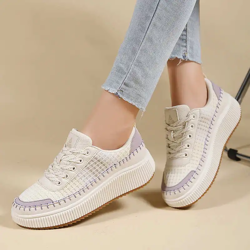 Brown Shoes Woman Flats Autumn - Streetwear Brand Sale avaliação e preço
