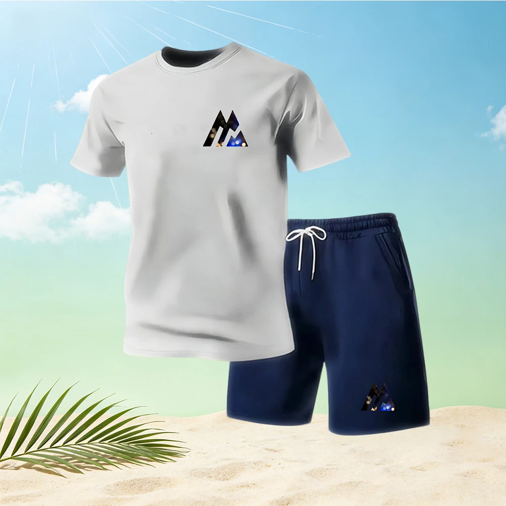 2026Summer Men's Fashion T-Shi - Streetwear Brand Shorts avaliação e preço