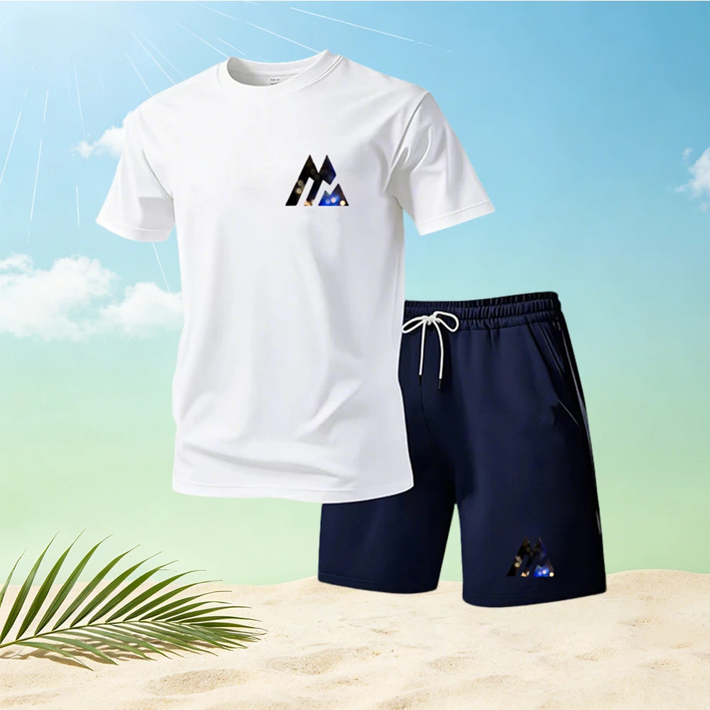 2026Summer Men's Fashion T-Shi - Streetwear Brand Shorts avaliação e preço