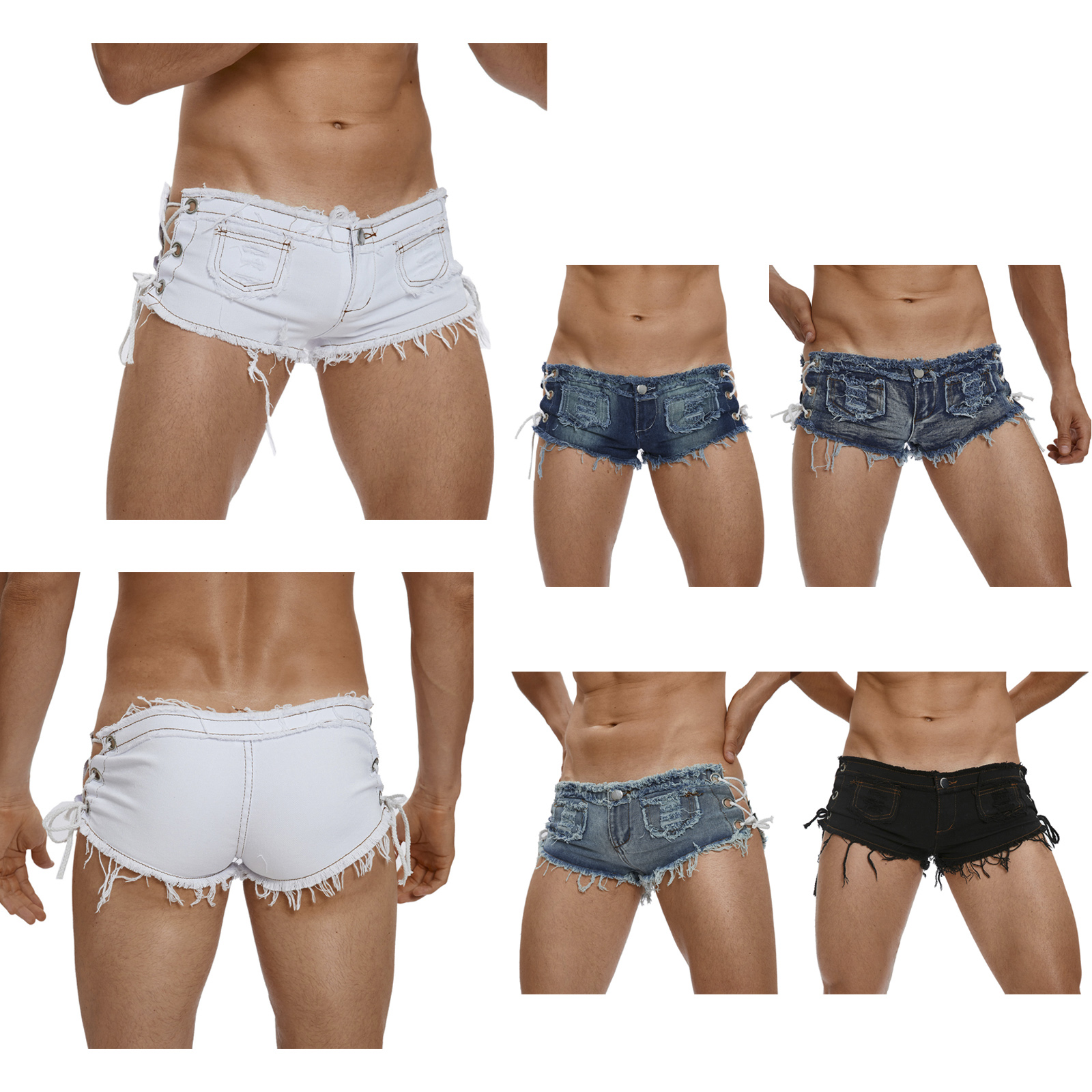Mens Low Rise Extra Short Hot  - Streetwear Brand Shorts avaliação e preço