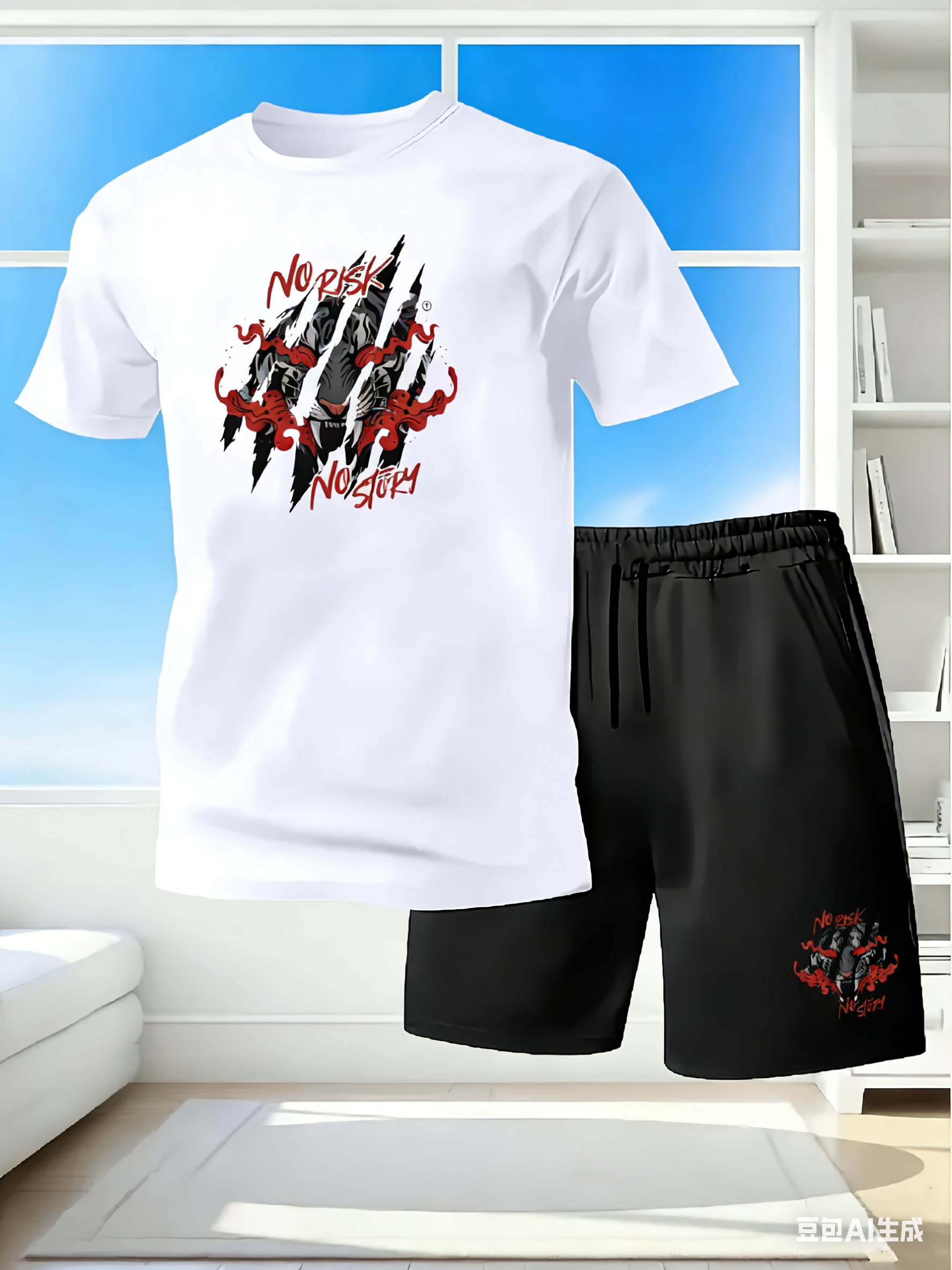Men's 2Piece Quick Dry Tracksu - Streetwear Brand Shorts avaliação e preço