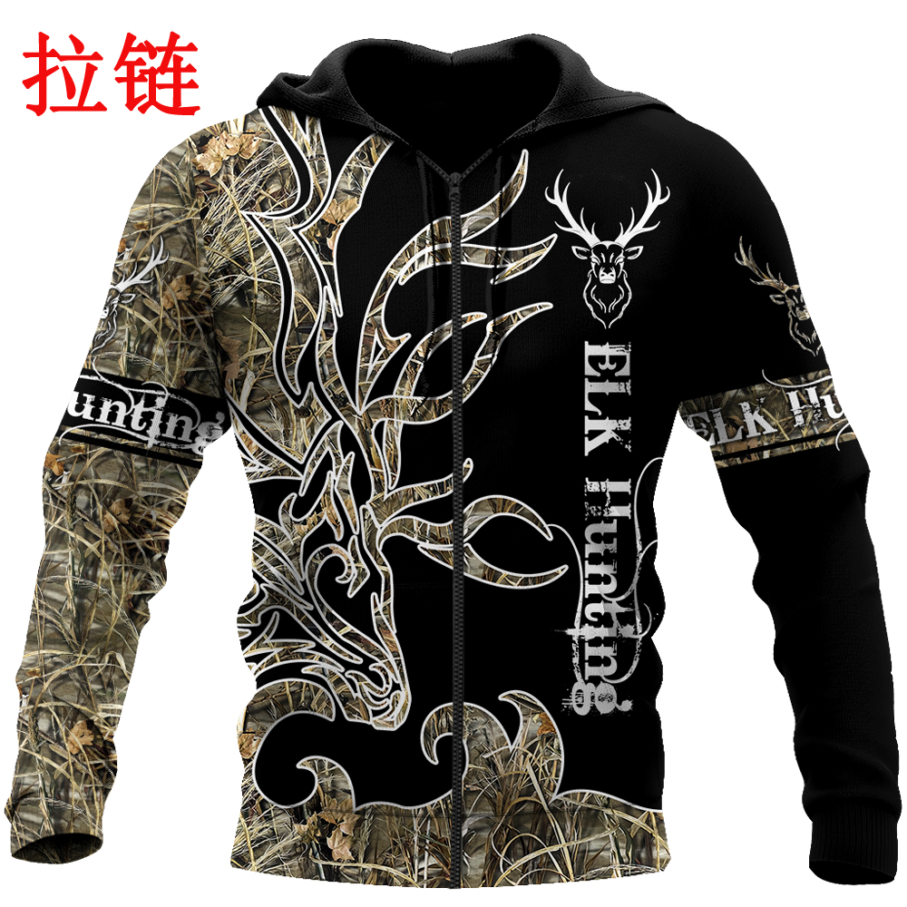 Brand Novelty Hoodies Deer Hun - Streetwear Brand Tracksuit avaliação e preço