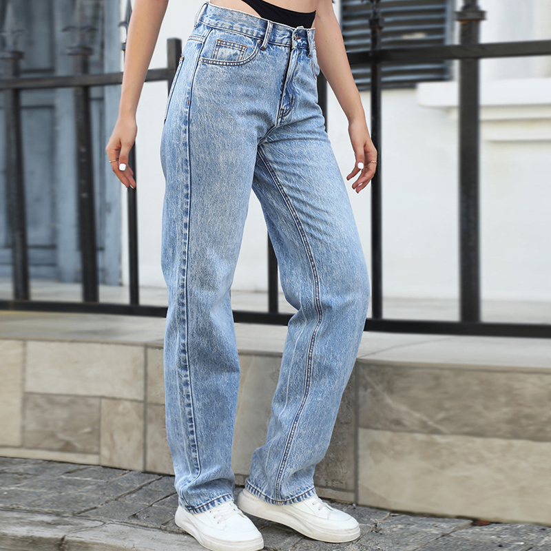 Fake Two-Piece Stitching Strai - Streetwear Outfit Brand avaliação e preço