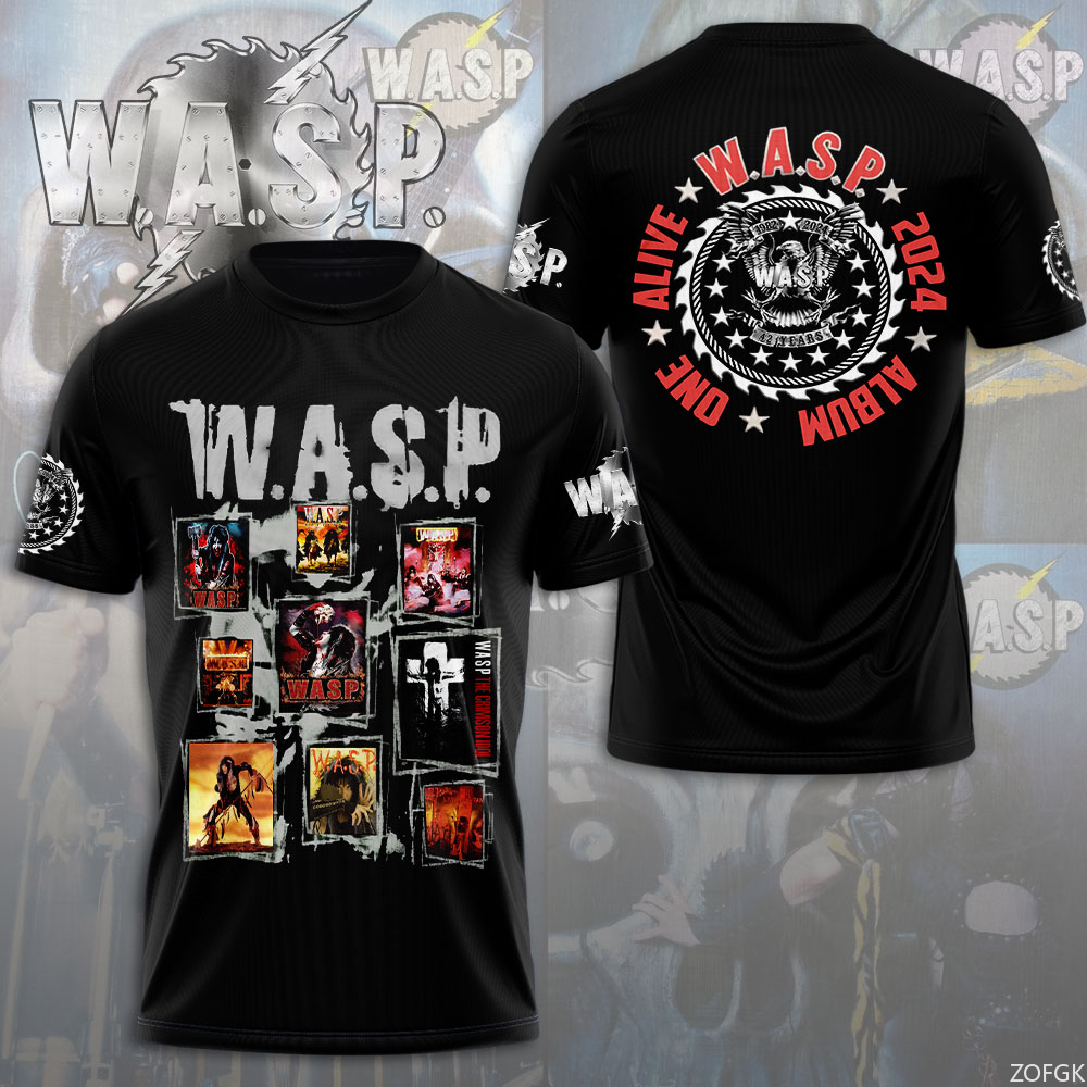 W.A.S.P Rock 3D Printing T-shi - Streetwear Brand Shorts avaliação e preço