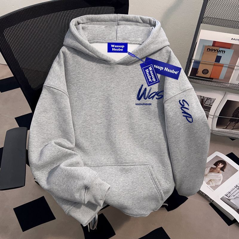 Popular Letter Hooded Sweatshi - Streetwear Outfit Brand avaliação e preço